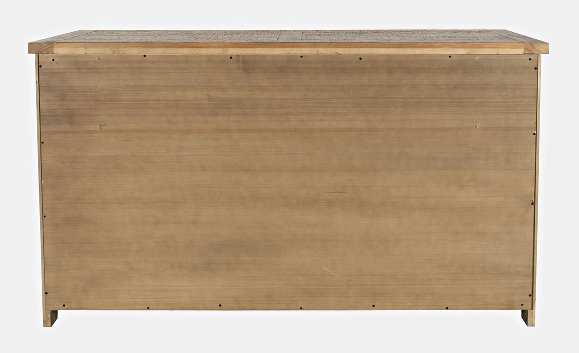 Jofran Carlyle Crossing Server in Rustic Distressed Pine - Holmwood's Furniture & Design Center (Somersworth, NH)