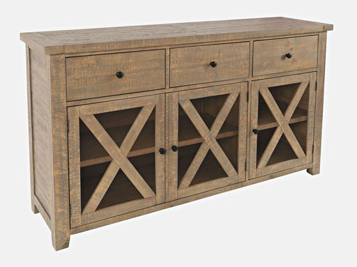 Jofran Carlyle Crossing Server in Rustic Distressed Pine image