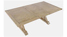 Jofran Carlyle Crossing Dining Table in Rustic Distressed Pine - Holmwood's Furniture & Design Center (Somersworth, NH)