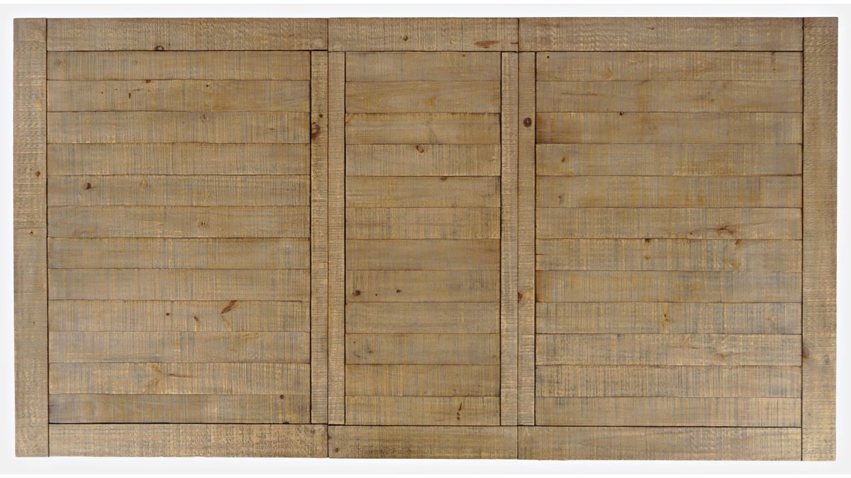 Jofran Carlyle Crossing Dining Table in Rustic Distressed Pine - Holmwood's Furniture & Design Center (Somersworth, NH)
