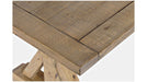 Jofran Carlyle Crossing Counter Dining Table in Rustic Distressed Pine - Holmwood's Furniture & Design Center (Somersworth, NH)