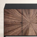 Jofran Reclaimed Solid Wood Astral Plains 3 Door Accent Cabinet in Natural - Holmwood's Furniture & Design Center (Somersworth, NH)