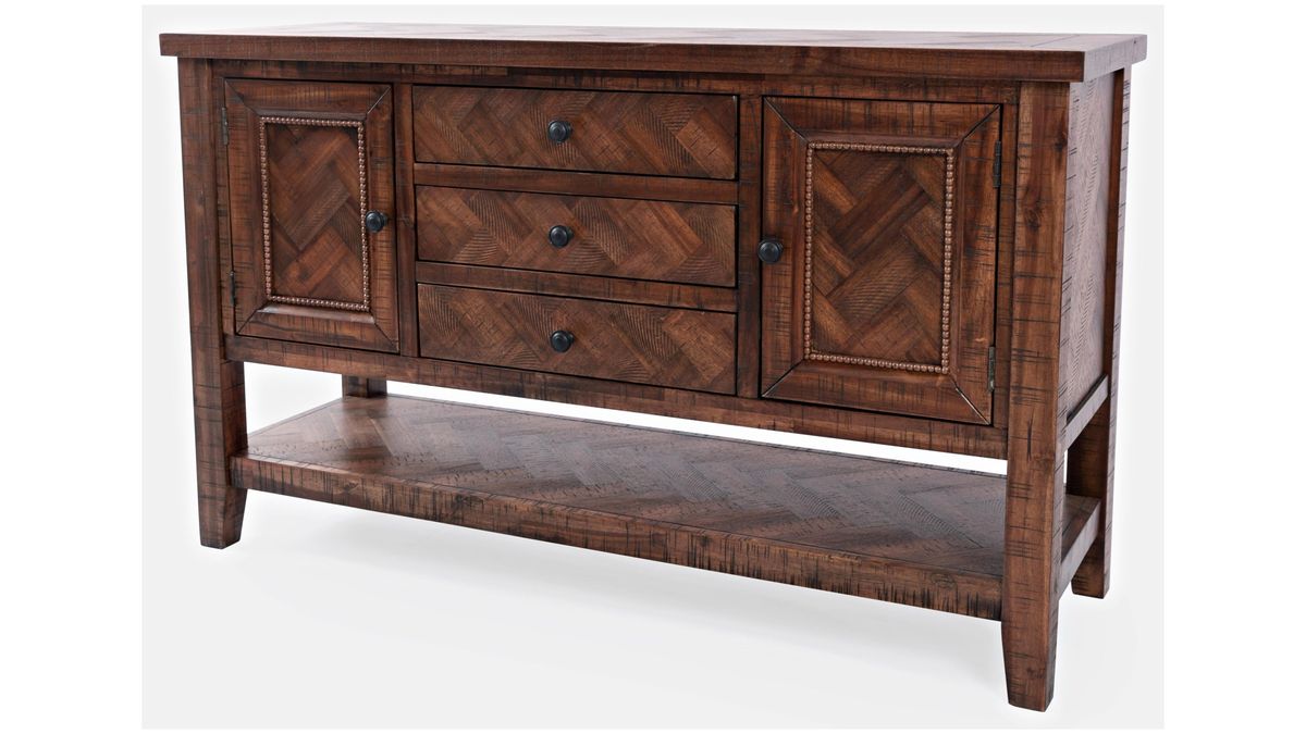 Jofran Fairview Server in Dark Oak - Holmwood's Furniture & Design Center (Somersworth, NH)