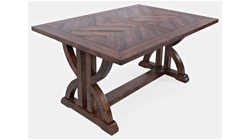 Jofran Fairview Counter Height Dining Table in Dark Oak - Holmwood's Furniture & Design Center (Somersworth, NH)