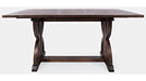 Jofran Fairview Counter Height Dining Table in Dark Oak image