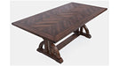 Jofran Fairview Extension Dining Table in Dark Oak - Holmwood's Furniture & Design Center (Somersworth, NH)