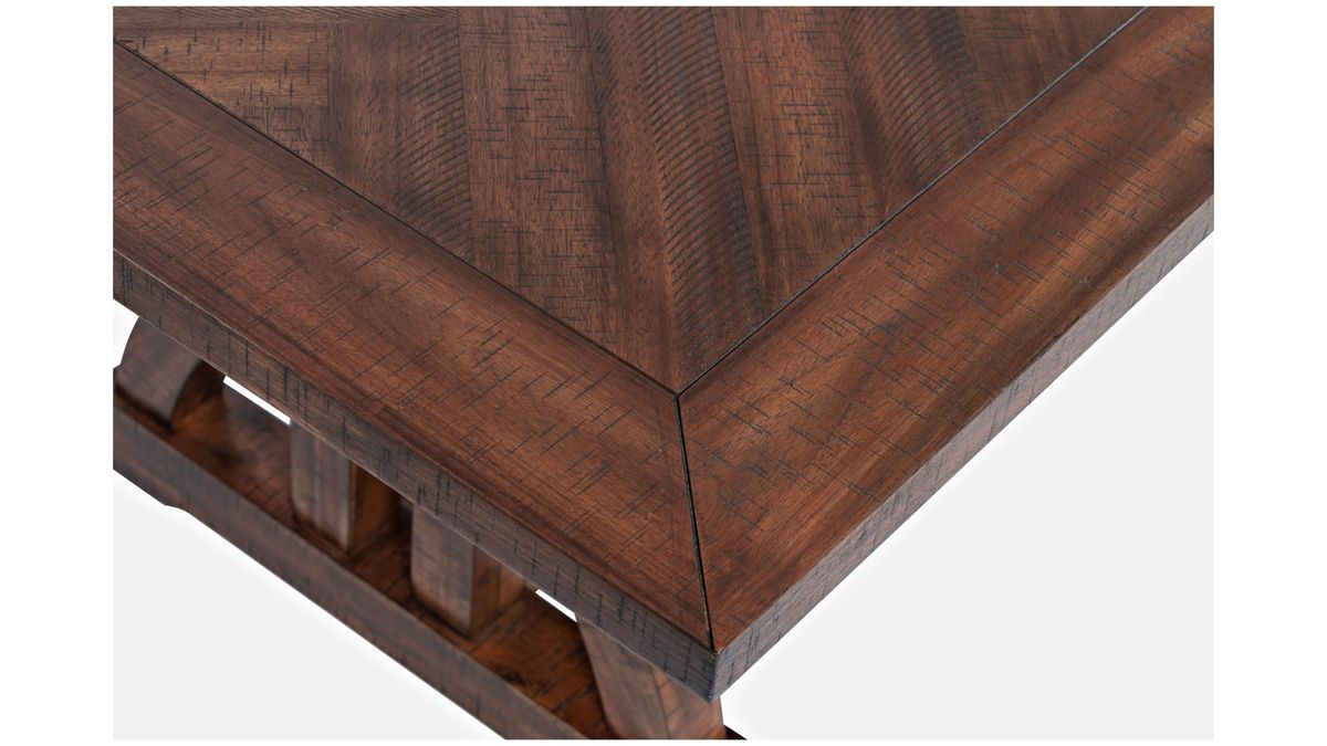 Jofran Fairview Extension Dining Table in Dark Oak - Holmwood's Furniture & Design Center (Somersworth, NH)