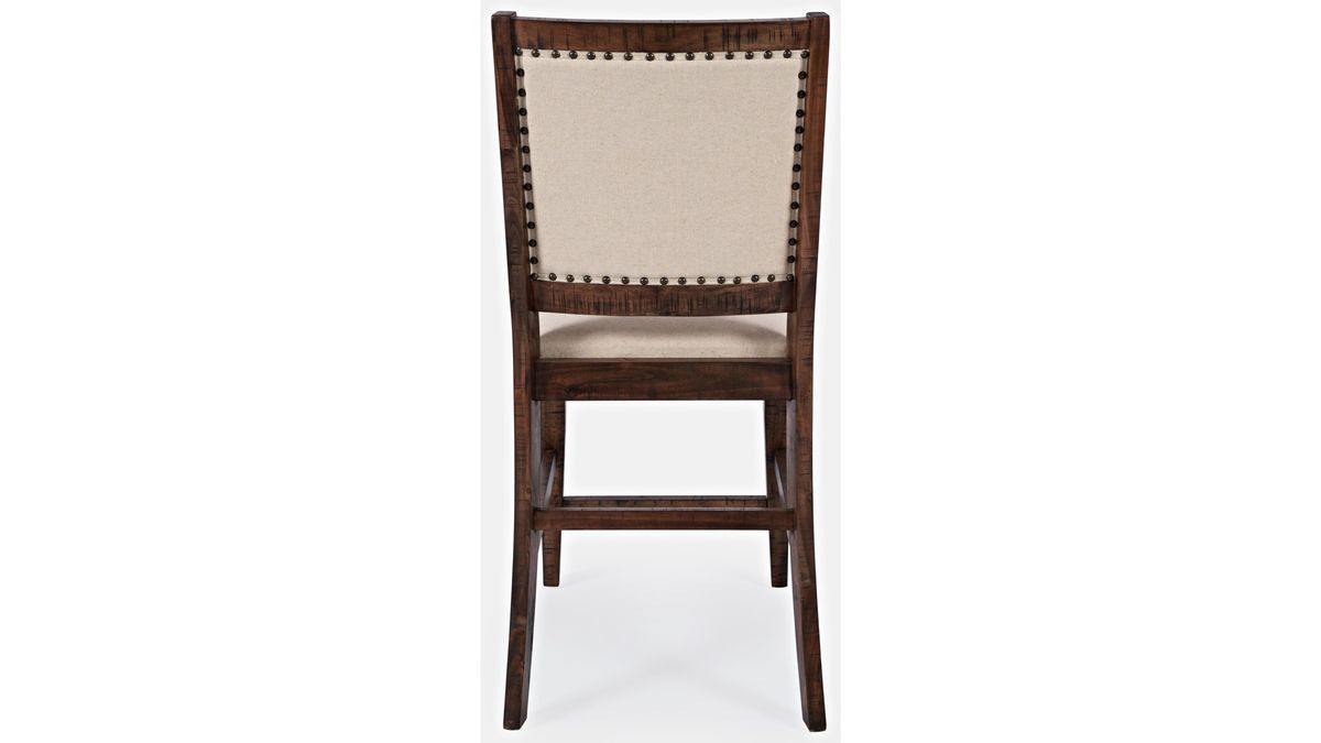 Jofran Fairview Counter Stool in Dark Oak/Cream (Set of 2) - Holmwood's Furniture & Design Center (Somersworth, NH)