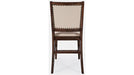 Jofran Fairview Counter Stool in Dark Oak/Cream (Set of 2) - Holmwood's Furniture & Design Center (Somersworth, NH)