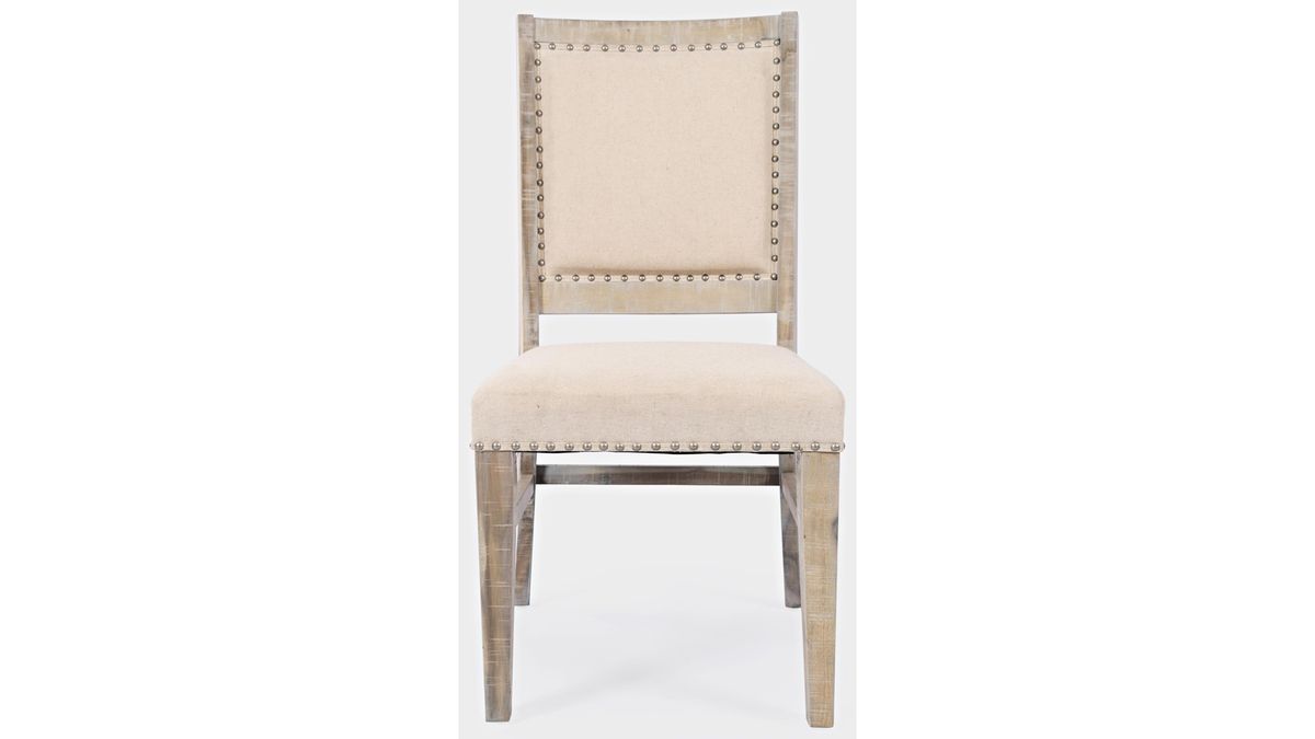 Jofran Fairview Dining Side Chair in Ash/Cream (Set of 2) - Holmwood's Furniture & Design Center (Somersworth, NH)