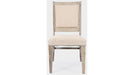 Jofran Fairview Dining Side Chair in Ash/Cream (Set of 2) - Holmwood's Furniture & Design Center (Somersworth, NH)