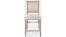 Jofran Fairview Counter Stool in Ash/Cream (Set of 2) - Holmwood's Furniture & Design Center (Somersworth, NH)