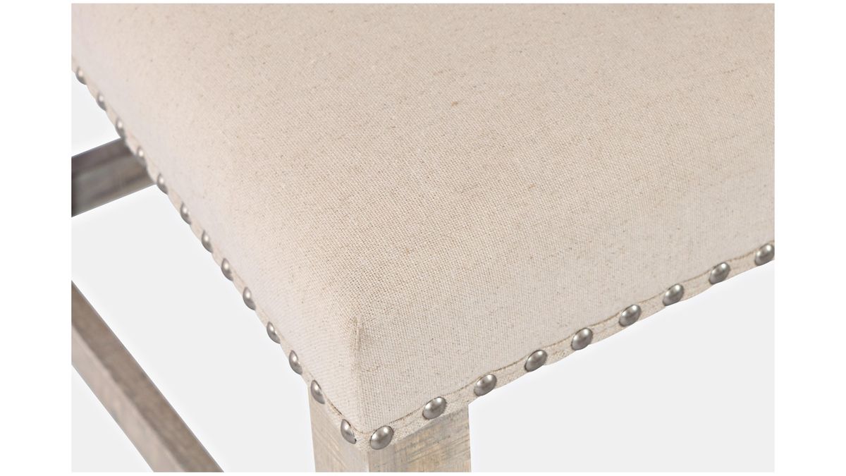 Jofran Fairview Counter Stool in Ash/Cream (Set of 2) - Holmwood's Furniture & Design Center (Somersworth, NH)