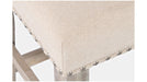 Jofran Fairview Backless Counter Bench in Ash/Cream - Holmwood's Furniture & Design Center (Somersworth, NH)