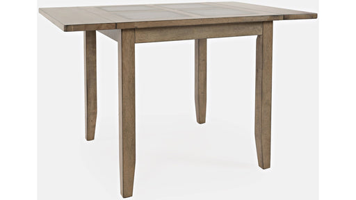 Jofran Prescott Park Dropleaf Tile Top Table in Weathered Oak - Holmwood's Furniture & Design Center (Somersworth, NH)