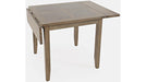 Jofran Prescott Park Dropleaf Tile Top Table in Weathered Oak - Holmwood's Furniture & Design Center (Somersworth, NH)
