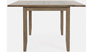 Jofran Prescott Park Dropleaf Tile Top Table in Weathered Oak - Holmwood's Furniture & Design Center (Somersworth, NH)