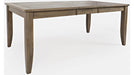 Jofran Prescott Park Extension Tile Top Dining Table in Weathered Oak 1936-32 - Holmwood's Furniture & Design Center (Somersworth, NH)