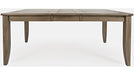 Jofran Prescott Park Extension Tile Top Dining Table in Weathered Oak 1936-32 - Holmwood's Furniture & Design Center (Somersworth, NH)