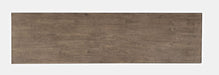 Jofran Prescott Park Dining Bench in Weathered Oak - Holmwood's Furniture & Design Center (Somersworth, NH)