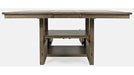 Jofran Prescott Park Extension Storage Dining Table in Weathered OakBKT - Holmwood's Furniture & Design Center (Somersworth, NH)