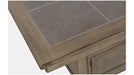 Jofran Prescott Park Extension Storage Dining Table in Weathered OakBKT - Holmwood's Furniture & Design Center (Somersworth, NH)