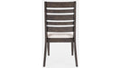 Jofran Lincoln Square Ladderback Chair in Cream/Dark Espresso (Set of 2) - Holmwood's Furniture & Design Center (Somersworth, NH)