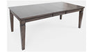 Jofran Lincoln Square Extension Dining Table in Dark Espresso - Holmwood's Furniture & Design Center (Somersworth, NH)