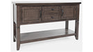 Jofran Lincoln Square 2-Drawer Server in Dark Espresso - Holmwood's Furniture & Design Center (Somersworth, NH)