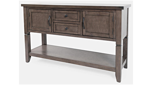Jofran Lincoln Square 2-Drawer Server in Dark Espresso - Holmwood's Furniture & Design Center (Somersworth, NH)