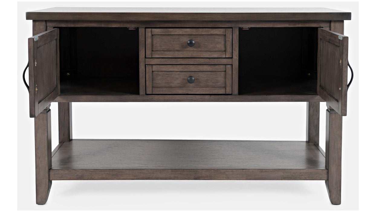 Jofran Lincoln Square 2-Drawer Server in Dark Espresso - Holmwood's Furniture & Design Center (Somersworth, NH)