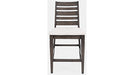 Jofran Lincoln Square Ladderback Stool in Cream/Dark Espresso (Set of 2) - Holmwood's Furniture & Design Center (Somersworth, NH)