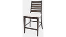 Jofran Lincoln Square Ladderback Stool in Cream/Dark Espresso (Set of 2) - Holmwood's Furniture & Design Center (Somersworth, NH)