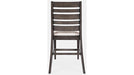 Jofran Lincoln Square Ladderback Stool in Cream/Dark Espresso (Set of 2) - Holmwood's Furniture & Design Center (Somersworth, NH)