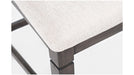Jofran Lincoln Square Ladderback Stool in Cream/Dark Espresso (Set of 2) - Holmwood's Furniture & Design Center (Somersworth, NH)