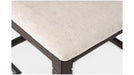 Jofran Lincoln Square Counter Bench in Cream/Dark Espresso - Holmwood's Furniture & Design Center (Somersworth, NH)