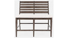 Jofran Lincoln Square Counter Bench in Cream/Dark Espresso - Holmwood's Furniture & Design Center (Somersworth, NH)