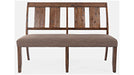 Jofran Mission Viejo Dining Bench in Warm Brown - Holmwood's Furniture & Design Center (Somersworth, NH)