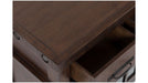 Jofran Mission Viejo 3 Drawer Server in Warm Brown - Holmwood's Furniture & Design Center (Somersworth, NH)