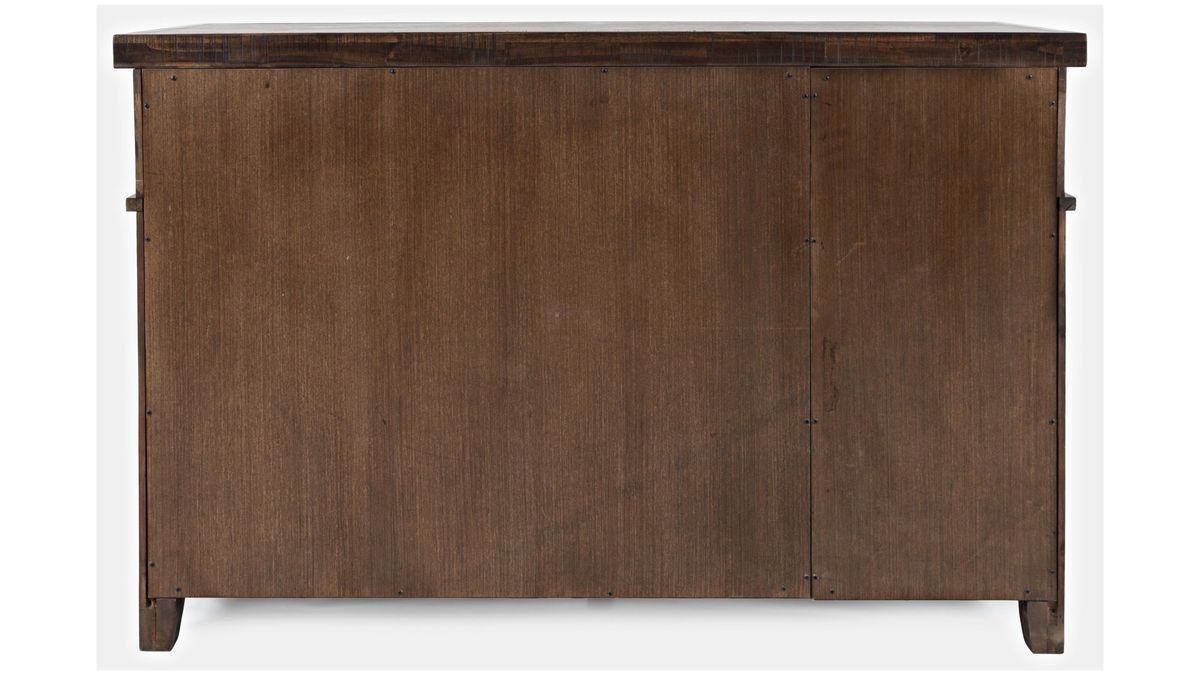 Jofran Mission Viejo 3 Drawer Server in Warm Brown - Holmwood's Furniture & Design Center (Somersworth, NH)