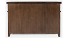 Jofran Mission Viejo 3 Drawer Server in Warm Brown - Holmwood's Furniture & Design Center (Somersworth, NH)