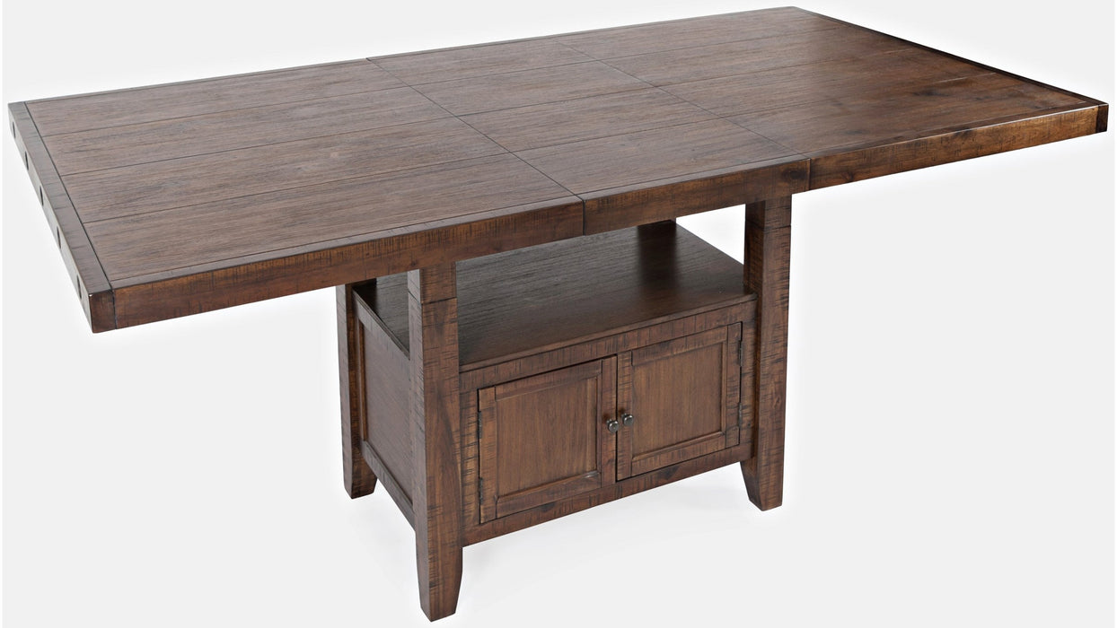 Jofran Mission Viejo High/Low Extension Table in Warm BrownBKT - Holmwood's Furniture & Design Center (Somersworth, NH)