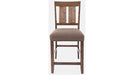 Jofran Mission Viejo Counter Stool in Warm Brown (Set of 2) - Holmwood's Furniture & Design Center (Somersworth, NH)