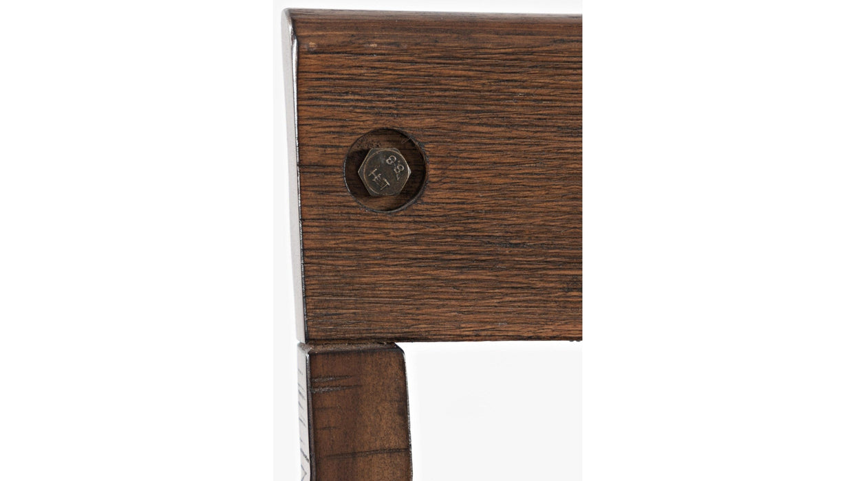 Jofran Mission Viejo Counter Stool in Warm Brown (Set of 2) - Holmwood's Furniture & Design Center (Somersworth, NH)
