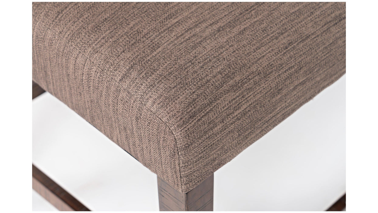 Jofran Mission Viejo Counter Bench in Warm Brown - Holmwood's Furniture & Design Center (Somersworth, NH)