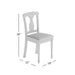 Jofran Grafton Farms Upholstered Farmhouse Desk Chair in Brushed White - Holmwood's Furniture & Design Center (Somersworth, NH)