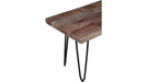 Jofran Nature's Edge 48" Bench in Slate - Holmwood's Furniture & Design Center (Somersworth, NH)