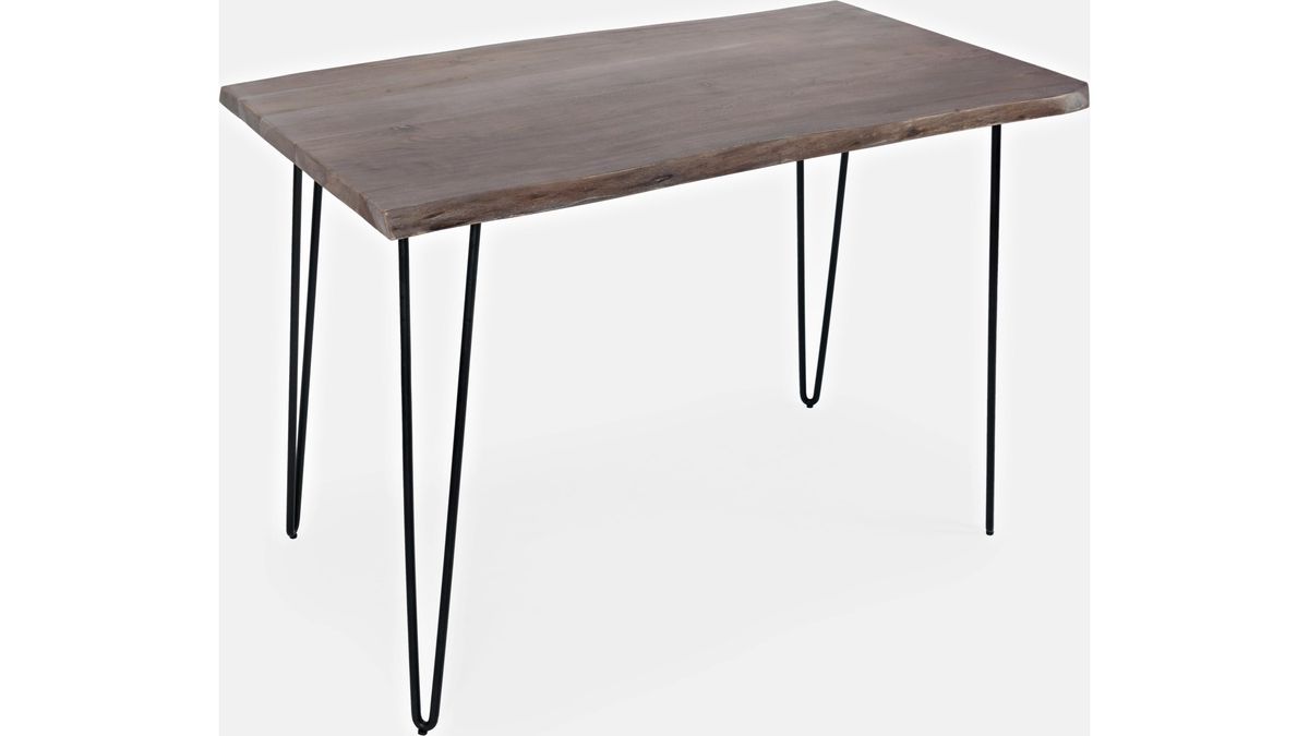 Jofran Nature's Edge 52" Live Edge Counter Height Table in Slate - Holmwood's Furniture & Design Center (Somersworth, NH)