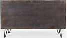 Jofran Nature's Edge 4-Door Sideboard in Slate - Holmwood's Furniture & Design Center (Somersworth, NH)