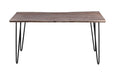 Jofran Nature's Edge 60" Dining Table in Slate - Holmwood's Furniture & Design Center (Somersworth, NH)
